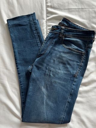 Pack lote 2 pantalones vaqueros denim elastico