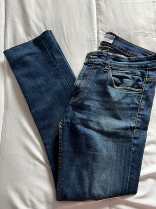 Pack lote 2 pantalones vaqueros denim elastico