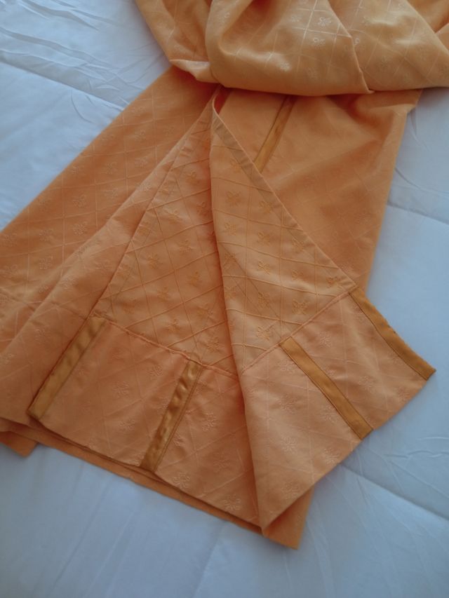 cortina tapicería, algodón.