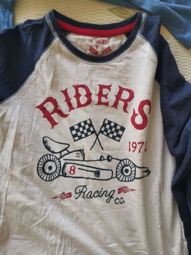 camisetas manga larga 11-12 años