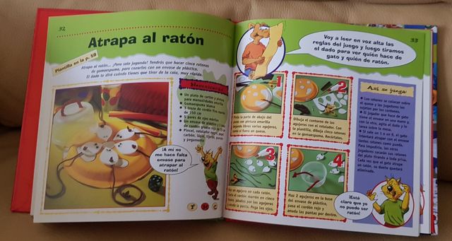 Libros manualidades, papel y juegos para niños