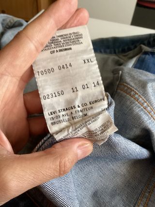 Cazadora levis original