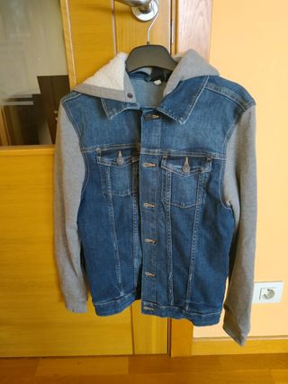 Cazadora vaquera 12/13 años Denim T:158 Combinada