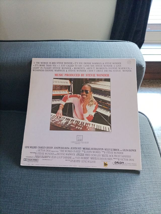 disco vinilo la Mujer de Rojo