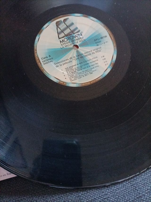 disco vinilo la Mujer de Rojo