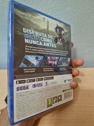 SONIC FRONTIERS + STEELBOOK. NUEVO