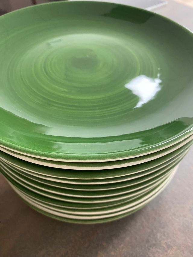 Platos El Corte Inglés postre, varios colores