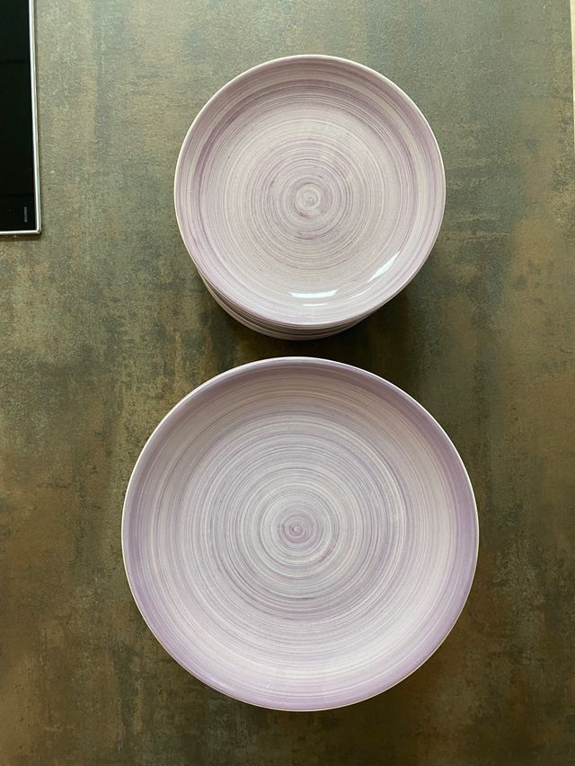 Platos El Corte Inglés postre, varios colores