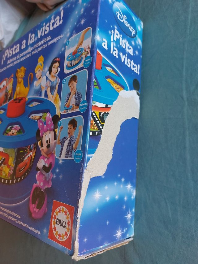 juego disney pista a la vista