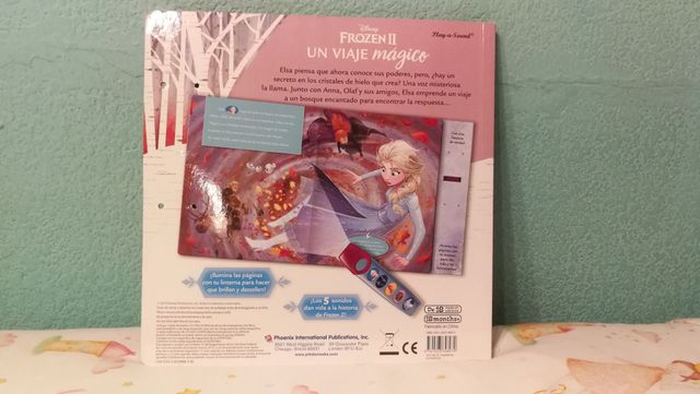 Libro Frozen II con linterna mágica - REBAJADO
