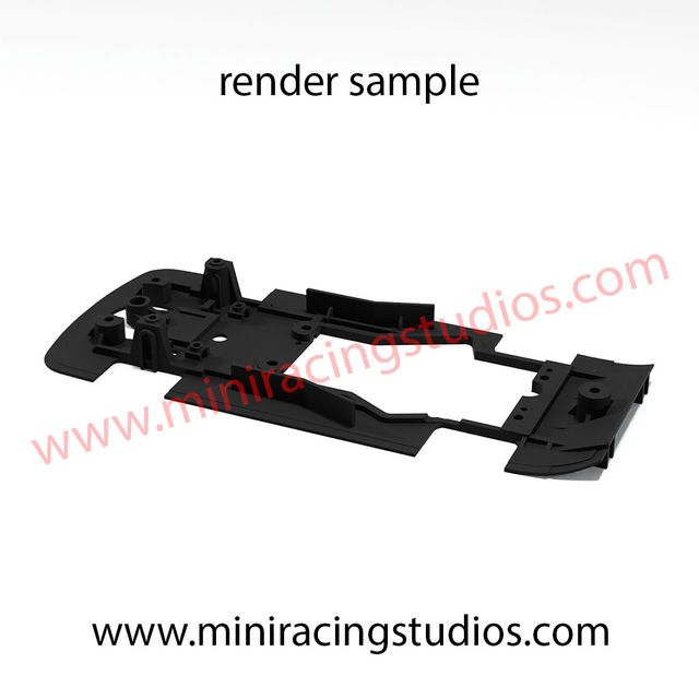 Chasis 3D AUDI RS5 DTM SCALEXTRIC Slotit comp.