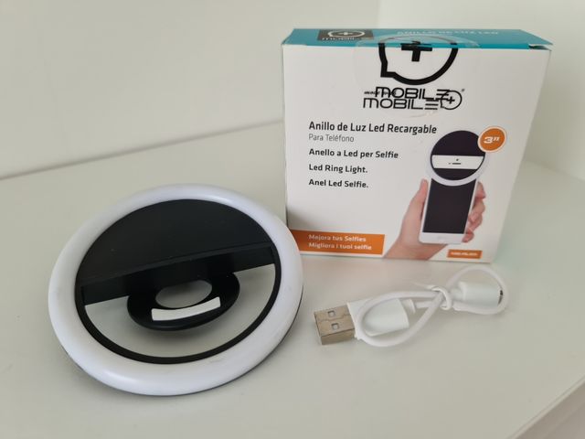 Luz anillo para móvil