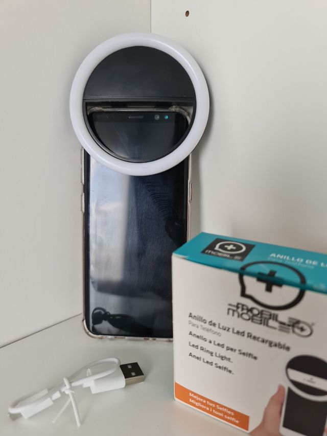 Luz anillo para móvil