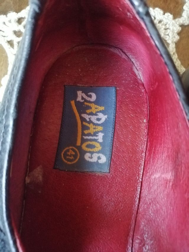 zapatos piel N40 negros