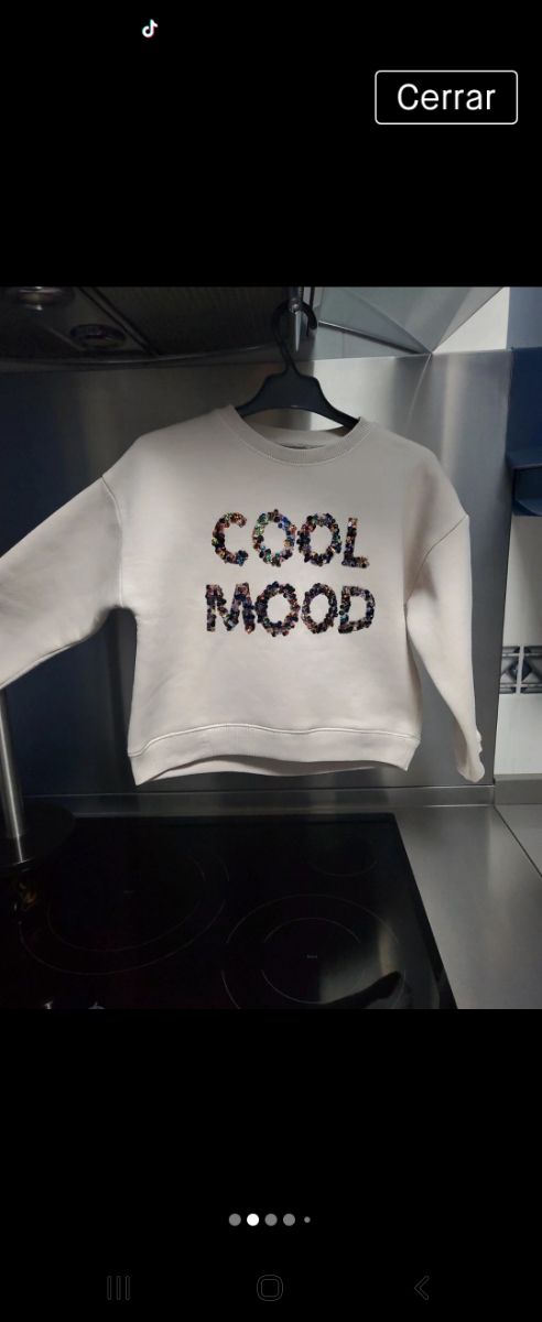 sudadera de zara niña 6-7 años
