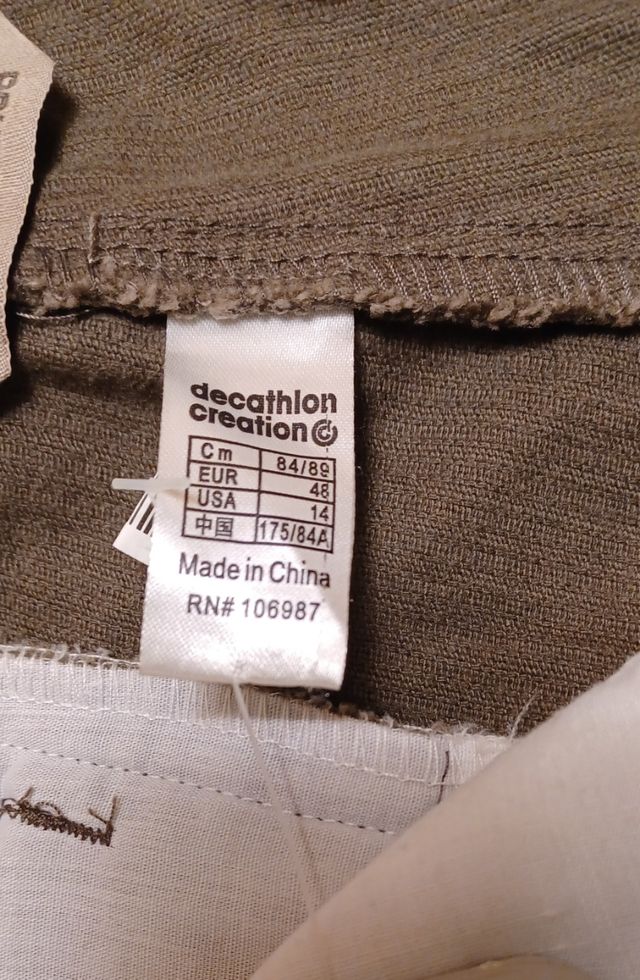 Pantalón cargo de pana verde