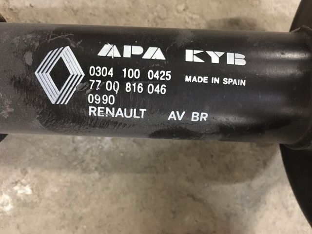 Amortiguadores delanteros Renault Clio I