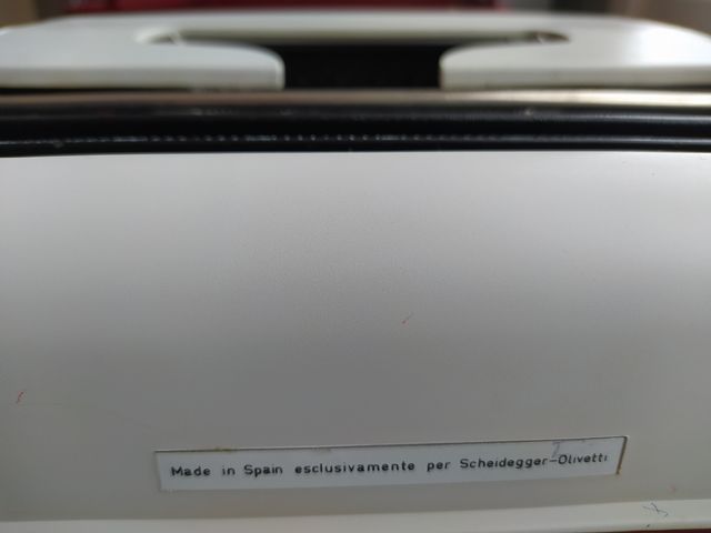 MACCHINA DA SCRIVERE OLIVETTI SCHEIDEGGER VINTAGE