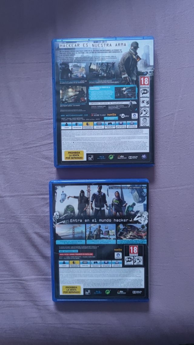 Watch dogs 1 y 2 PS4