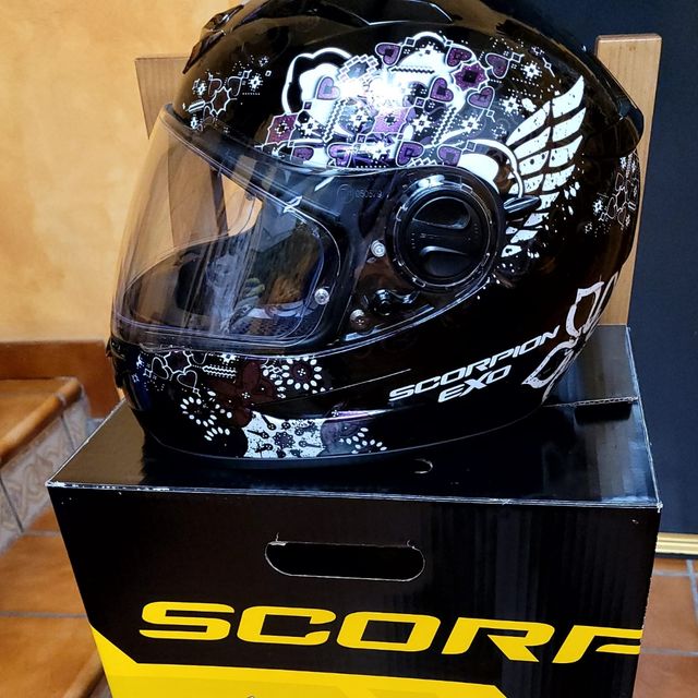 🛵 Casco moto Scorpion Exo 490 Divina Talla S 🛵 de segunda mano