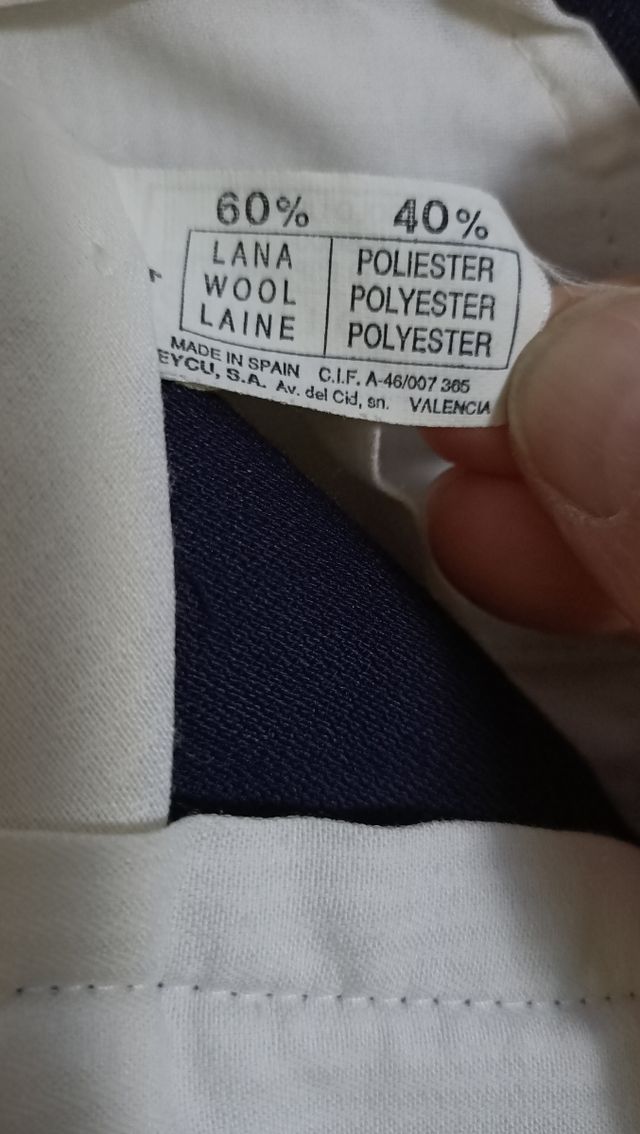 Traje de vestir hombre