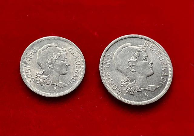 Pesetas gobierno de Euskadi, 1937