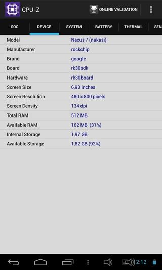 TABLET GOOGLE NEXUS 7
