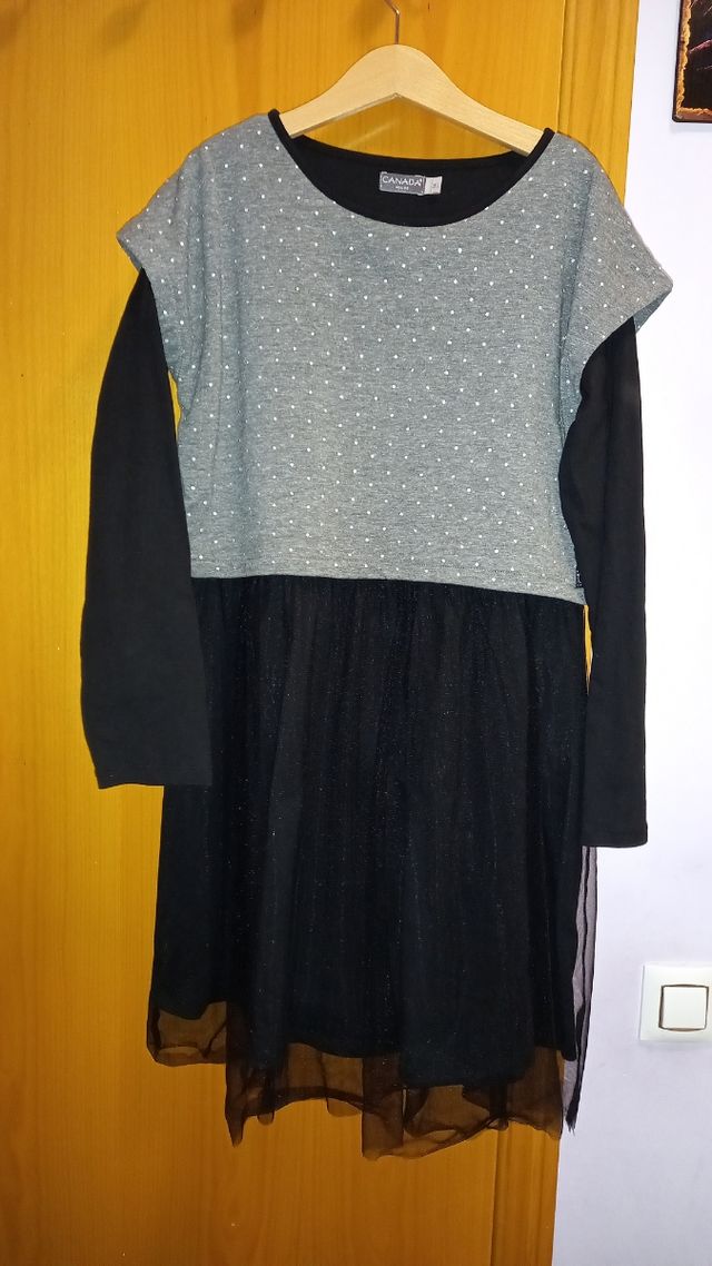 Vestido fiesta niña.T 12