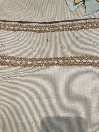 Saco azul para silla