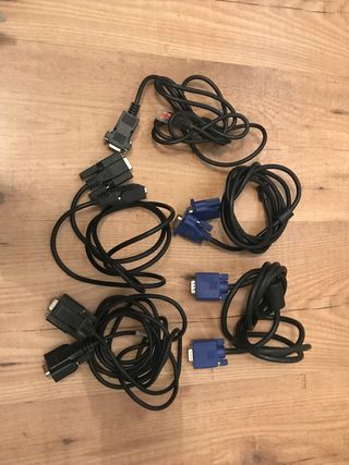 Lote 4 cables VGA