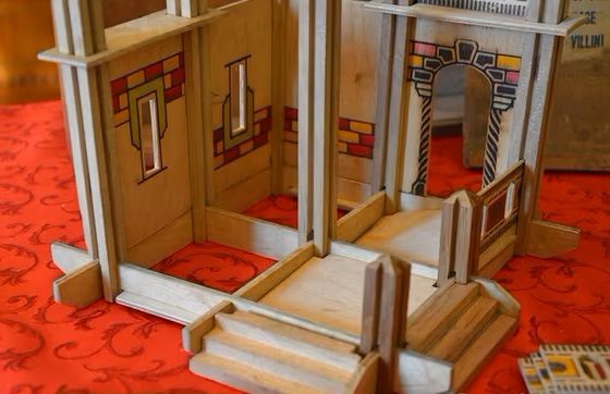 Scatola Costruzioni IN LEGNO "LEGO" DEL 1930 !