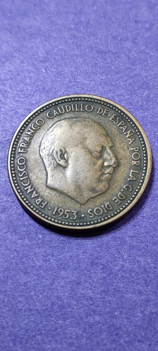 2.5 pesetas 1953 *19 *54