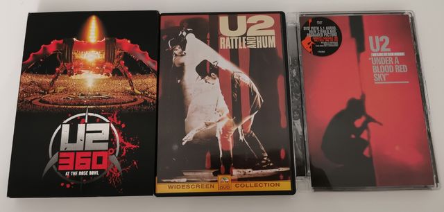 Lote U2 - 4 DVDs