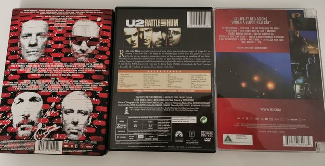 Lote U2 - 4 DVDs