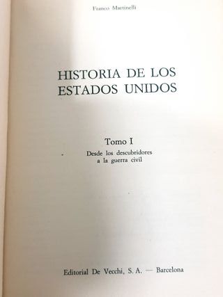 Historia de Estados unidos Franco Martinelli