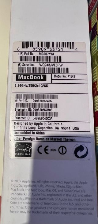 MacBook 13" 2009