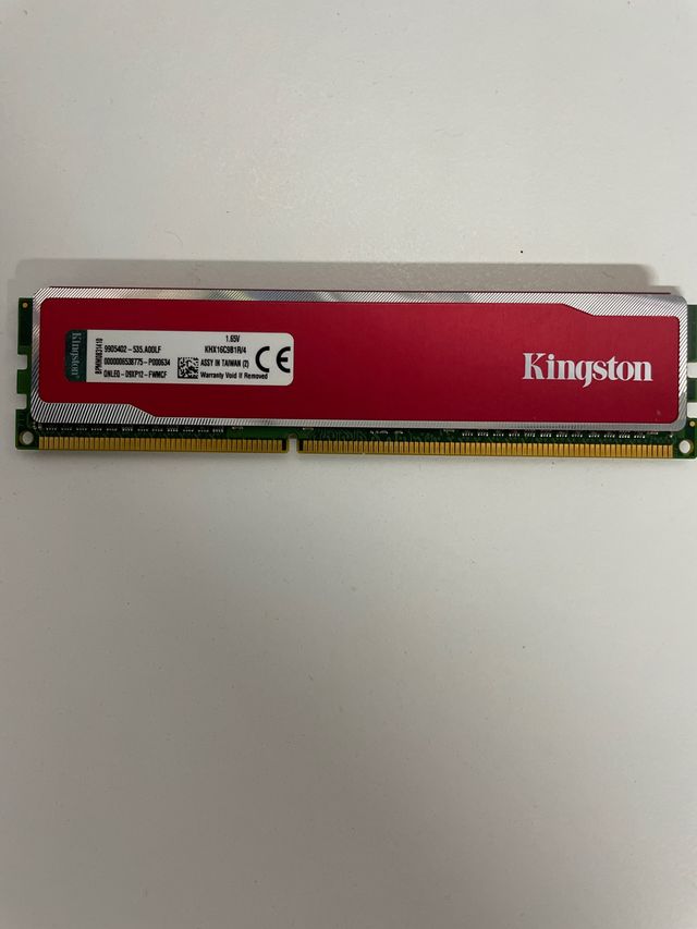 Memria Ram 4gb ddr3 Kingston Hyper Red