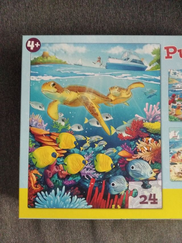 3 puzzles En el mar