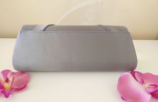 👛CARTERA FIESTA CLUTCH BODA GRIS PLATA INVITADA💒