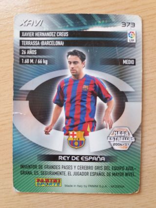 Cromo Xavi Mega Estrellas 06-07