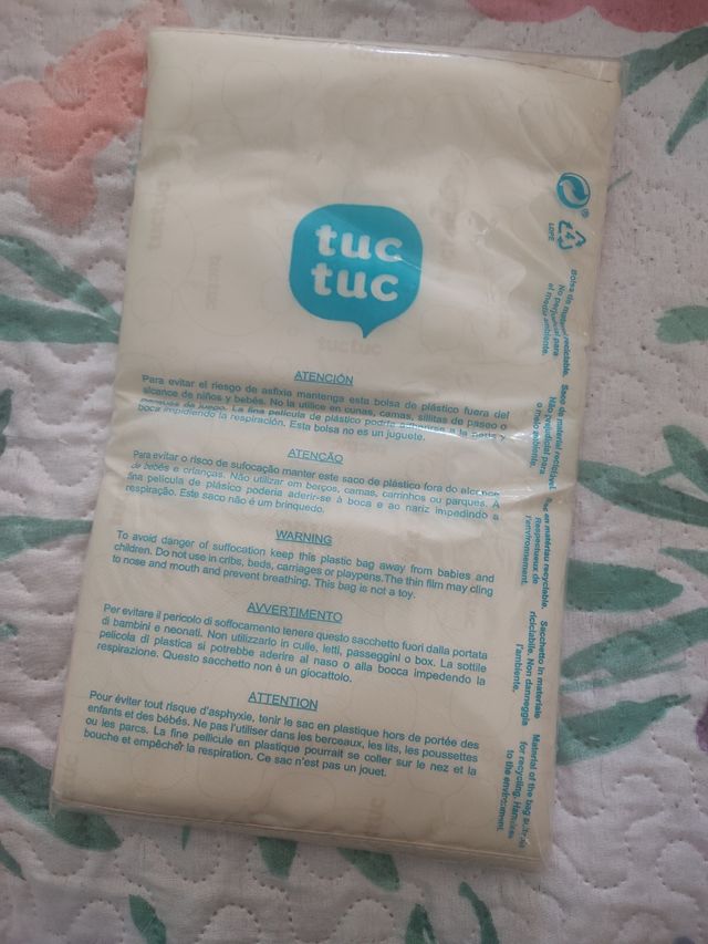 cambiador de bebé para bolso Tuc-tuc sin usar.
