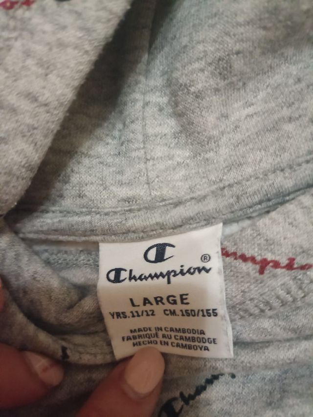 sudadera gris con gorro