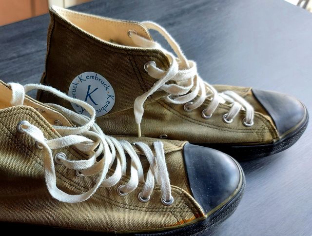 Zapatillas/bambas, verde kaki/militar, talla 43