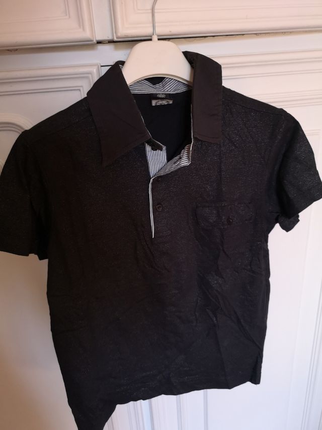 polo leggera decoy nera glitter lucida london