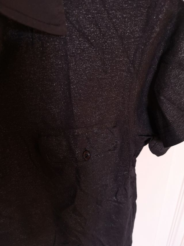 polo leggera decoy nera glitter lucida london