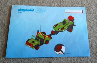 PLAYMOBIL 3754 JEEP, remorque et motos cross incomplet EUR 20,00 - FR