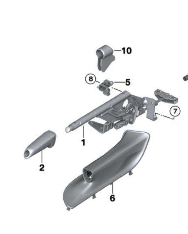 Palanca freno de mano Bmw e90 e91 e92 e93