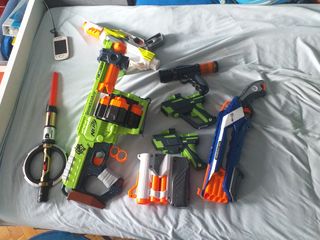 pistolas nerf. las 8 por 59e.