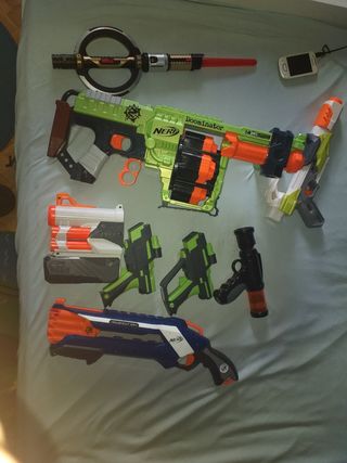 pistolas nerf. las 8 por 59e.