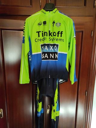 maillot ciclismo equipo saxobank fluor